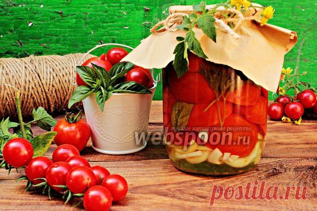 Помидоры дольками с базиликом рецепт с фото, как приготовить на Webspoon.ru