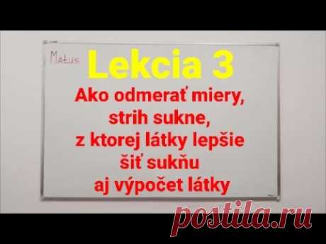 Ako odmerať miery, strih sukne, z ktorej látky lepšie šiť sukňu aj výpočet látky