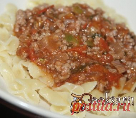 Томатно-мясной соус к пасте, рису или картофельному пюре фото рецепт приготовления