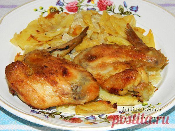 Куриные крылышки с вкусной картошечкой | Ваши любимые рецепты