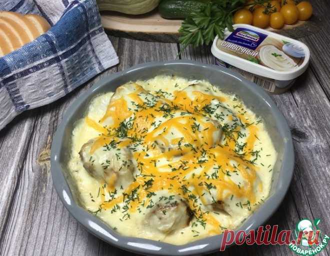Минтай в сливочном соусе – кулинарный рецепт