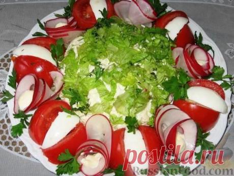 50 рецептов овощных салатов с пошаговыми фото.