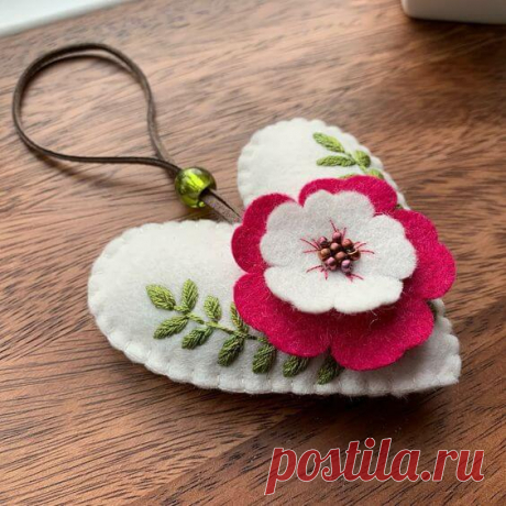 Шьем сердце из фетра: 25 идей на день Святого Валентина - Свое рукоделие
