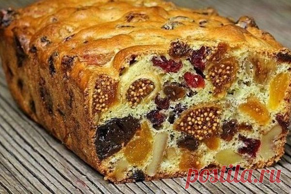 Никогда не слипнется! Кекс из сухофруктов: мало теста много ягод! | Краше Всех