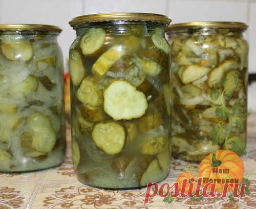 Когда у меня остаются некондиционные огурцы, я делаю из них на зиму салат с заманчивым названием 