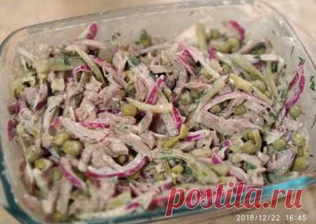(1) Салат с языком Автор рецепта Оксана resepti_ot_ksu - Cookpad