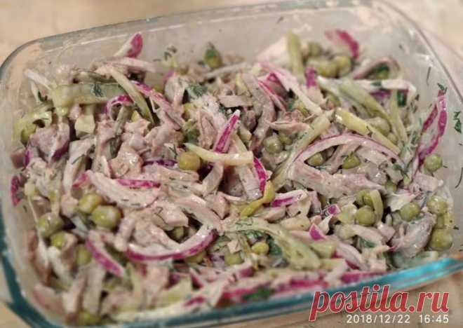 (1) Салат с языком Автор рецепта Оксана resepti_ot_ksu - Cookpad