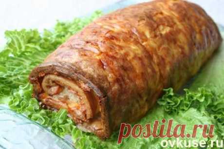 Яично-мясной рулет - Простые рецепты Овкусе.ру