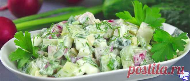 Очень вкусное сочетание для салата Вкусный и легкий салат на каждый день. Готовлю часто и не надоедает. Все просто - смешал все ингредиенты, заправил, перемешал и подавай!