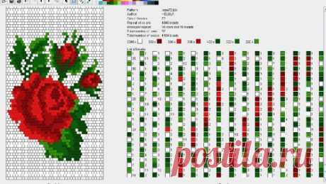 Флора : формат dbb и jbb : Схемы для вязаных чехлов для телефонов и сумочек : Файлы : jbead