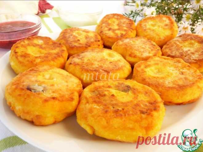 Творожные сырники с тыквой Кулинарный рецепт