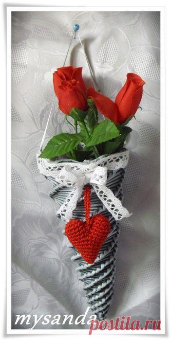 Плетение из газет. ЕЛОЧКИ. Идеи и мастер-класс.