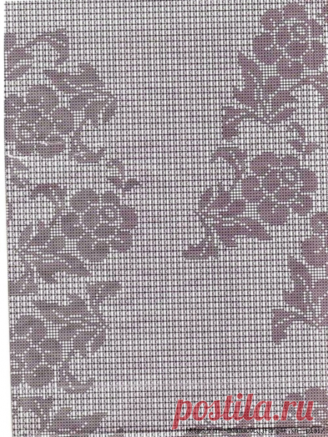 Вязаные филейные скатерти.