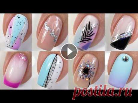 Nail Design ideas  В работе использовала; 1) гель-лак белый Fiore 189 гель-лак Moltinin 602 гель-лак Moltinin 308 топ матовый 2) каучуковая камуфлирующая база Moltini Sh...