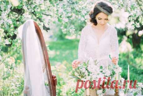 🌸 Утро невесты в цветущем саду 🌸