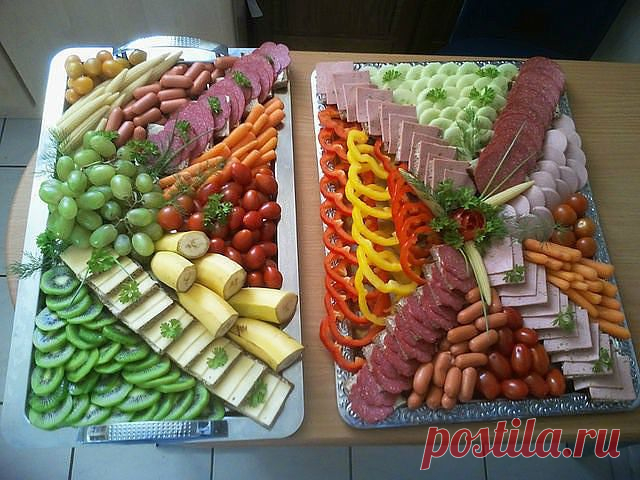 Праздничный стол! Идеи для украшения блюда!