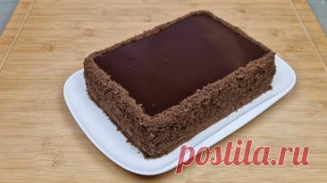 Шоколадный торт с божественно вкусным кремом. Просто и Быстро без выпечки | Вкусно Просто Быстро | Дзен