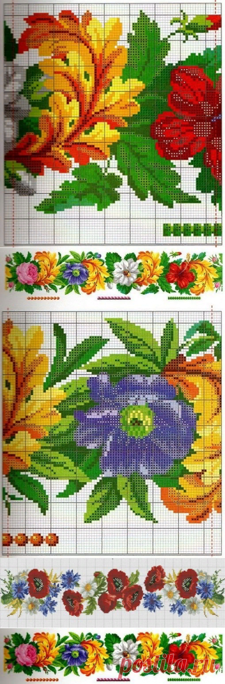 Узоры для украшения одежды и не только...