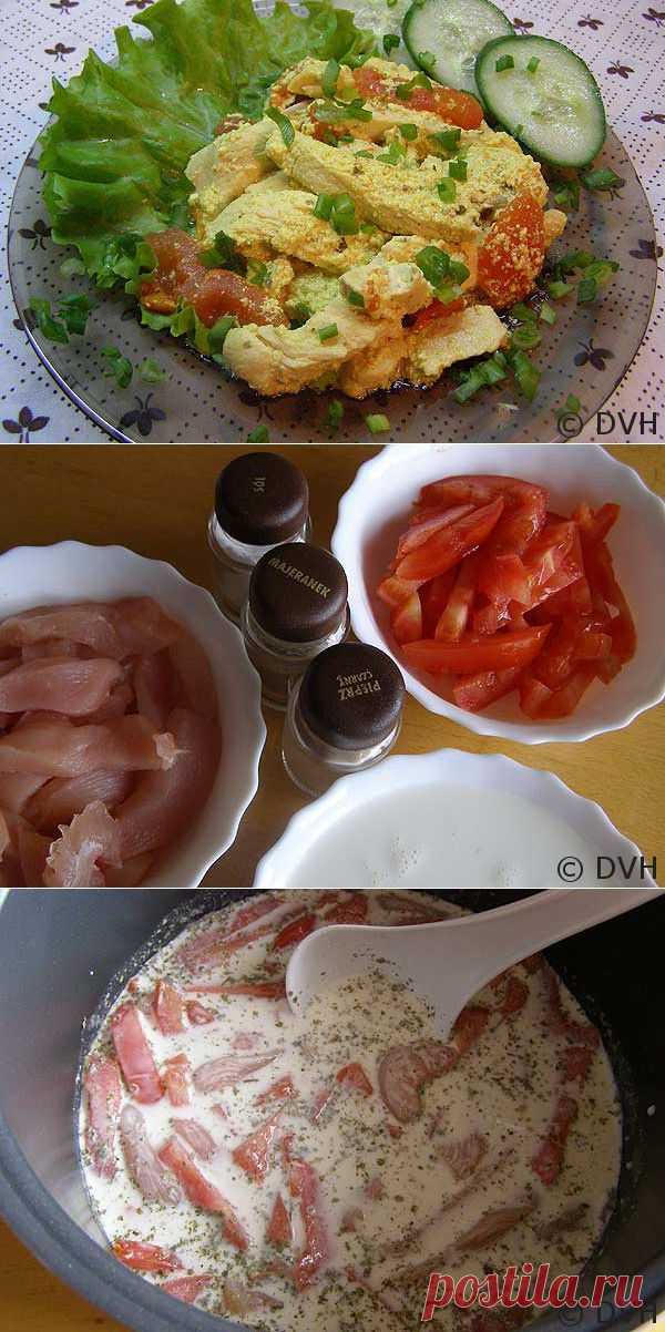 Куриное филе в сливках (рецепт для мультиварки) | Мои любимые рецепты