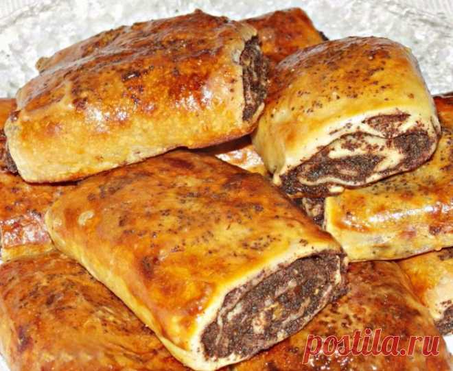 Любимая выпечка детства — ароматные, мягкие, вкусные сдобные булочки с маком и изюмом