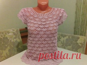 Узор для кофточки крючком
