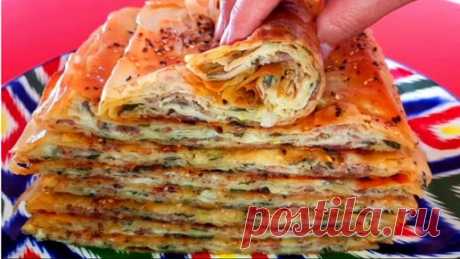 Даже остыть не успеет! Такая Вкусная Катлама, съедается в один миг! | Кухня Согдианы | Дзен