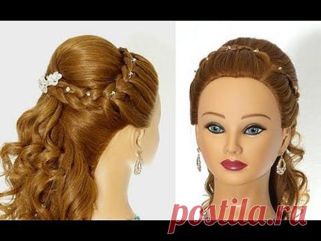 Прическа на выпускной в греческом стиле. Prom Greek Goddess Hairstyle - YouTube