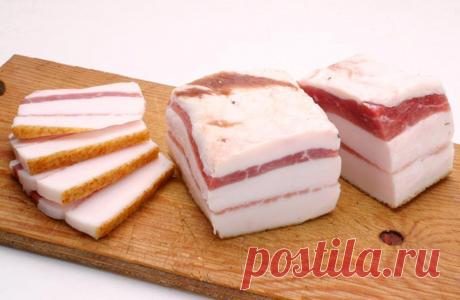 Рецепты домашнего соления сала.