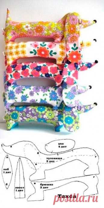 ​Выкройки для пошива текстильных игрушек