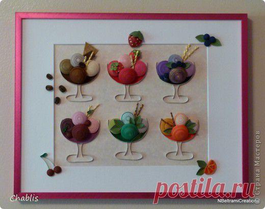 Квиллинг - Мороженое Номинация в конкурсе Хомячка ХОМОПОМРАЧИТЕЛЬНО УРА УРА УРА » Поиск мастер классов, поделок своими руками и рукоделия на SearchMasterclass.Net