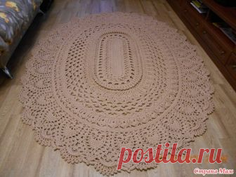 . Описание овального ковра 