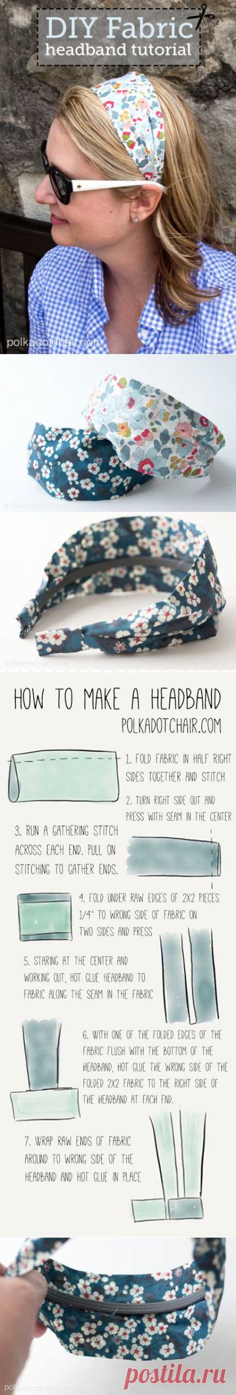 DIY ободки от Liberty of London ткань