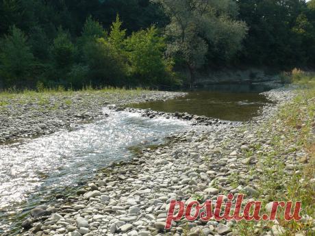 р. Пистынька с. Нижний - Вербиж .Речка детства моего.