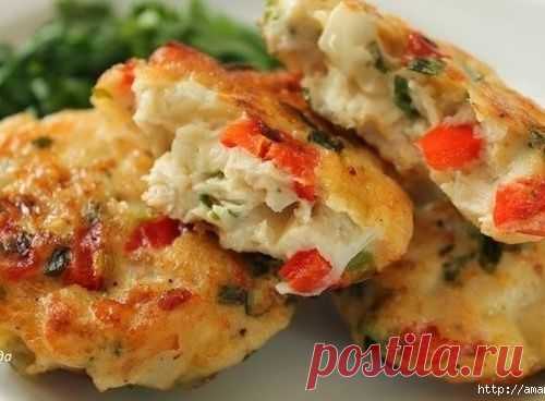 Котлеты с курицей и цветной капустой