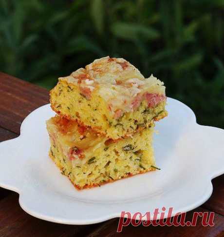 Пряные сырные квадратики с беконом | Четыре вкуса