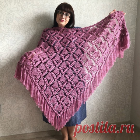 Шaль "Тaйгa" крючком НРАВИТСЯ ПОСТ? ДАЙТЕ НАМ ЗНАТЬ! НАПИШИТЕ КОММЕНТАРИЙ, СОХРАНИТЕ ЕГО В ЗАКЛАДКИ! А, МОЖЕТ, ВЯЗАЛИ ПОХОЖЕЕ ИЗДЕЛИЕ? БУДЕМ РАДЫ УЗНАТЬ О ВАШЕМ ОПЫТЕ!РУБРИКА "НАШИ ИНТЕРВЬЮ" ВОЗВРАЩАЕТСЯ! РАССКАЖИТЕ О СВОЕМ ТВОРЧЕСТВЕ, ПОДЕЛИТЕСЬ ОПЫТОМ, ПОКАЖИТЕ РАБОТЫ! ДЕТАЛИ УЧАСТИЯ УЗНАЙТЕЕ В ПУБЛИКАЦИИ
