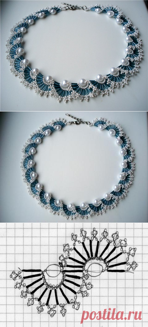 ожерелье " морская пена"