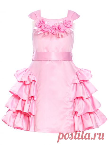 Платье для девочек Перлита PRA061604A, цвет розовый