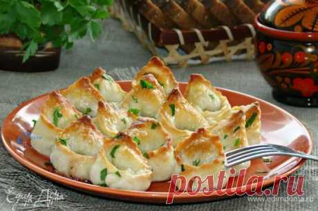 Кундюбки. Ингредиенты: мука, кипяток, растительное масло