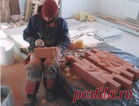 Мастер печного дела "Резьба по кирпичу".