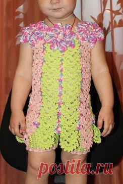 Ирландское кружево, крючком и не только... – Ирина Вялых добавила 2 фотографии в альбом Детское платье