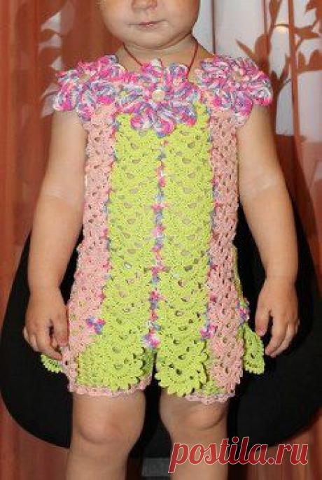 Ирландское кружево, крючком и не только... – Ирина Вялых добавила 2 фотографии в альбом Детское платье