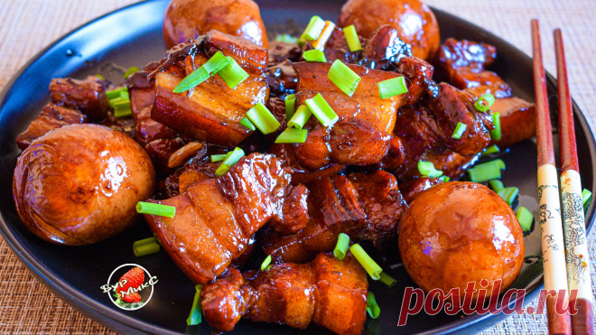 Томленая свиная грудинка по-китайски / 家常紅燒肉 - рецепт автора Михаил Бурмин