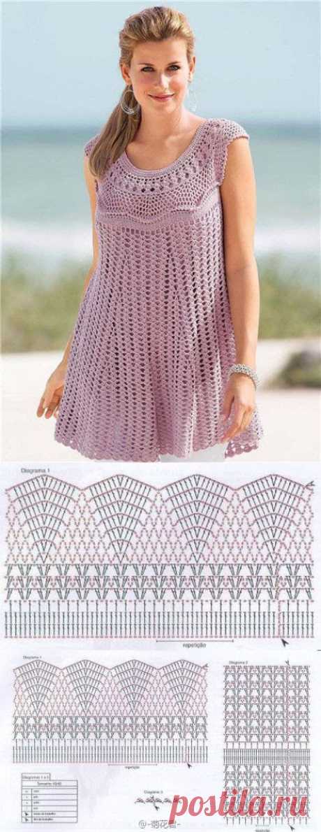 Receitas de Trico e Croche: Bata em crochê