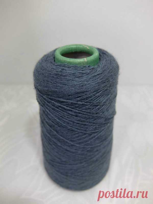 GRUPPO TESSILE INDUSTRIALE SPA ZENIT_ДЖИНСОВЫЙ_ 80% КАШЕМИР 20% СОБОЛЬ (800 М. В 100 ГР.) 800 руб.-100 гр.