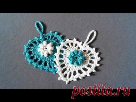 How to crochet heart. Как связать крючком сердечко Валентинка   вяжем по схемамСЕРДЕЧКО КРЮЧКОМ