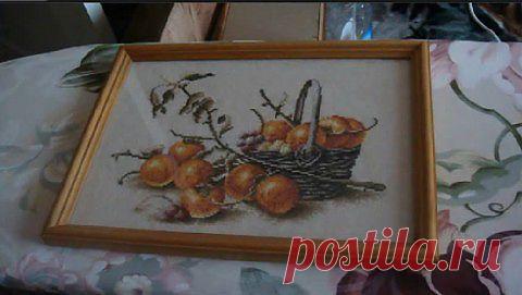 Мастер класс по оформлению вышивки в рамку | Подружки