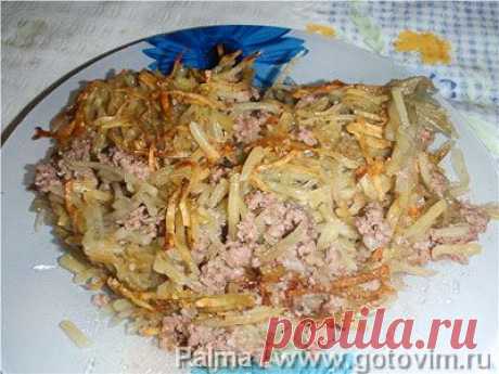 Куриные желудочки с картофельной соломкой. Фото-рецепт / Готовим.РУ