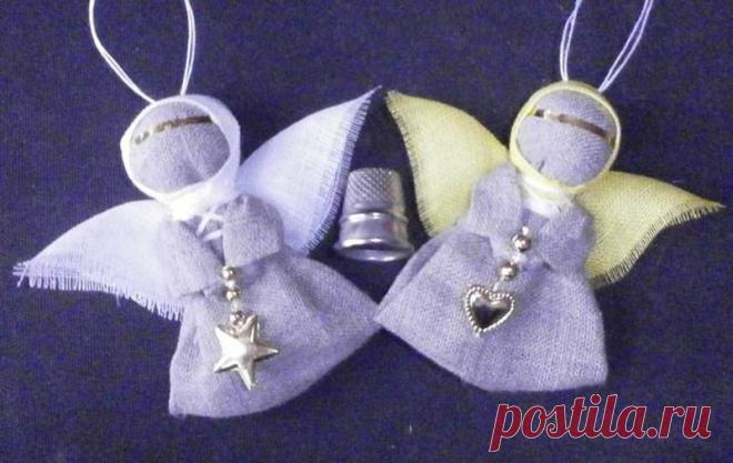 Рождественский Ангелок.Вариант. Мастер-класс Зинаиды Лётиной. Полоцк. Беларусь.