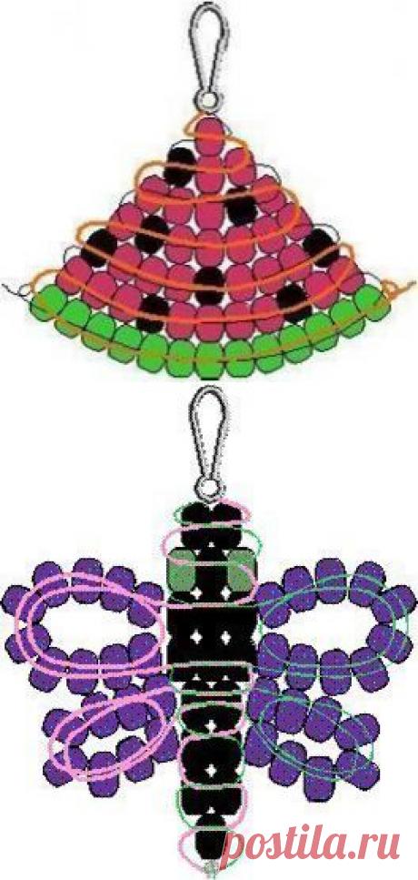 Плетём простые брелоки